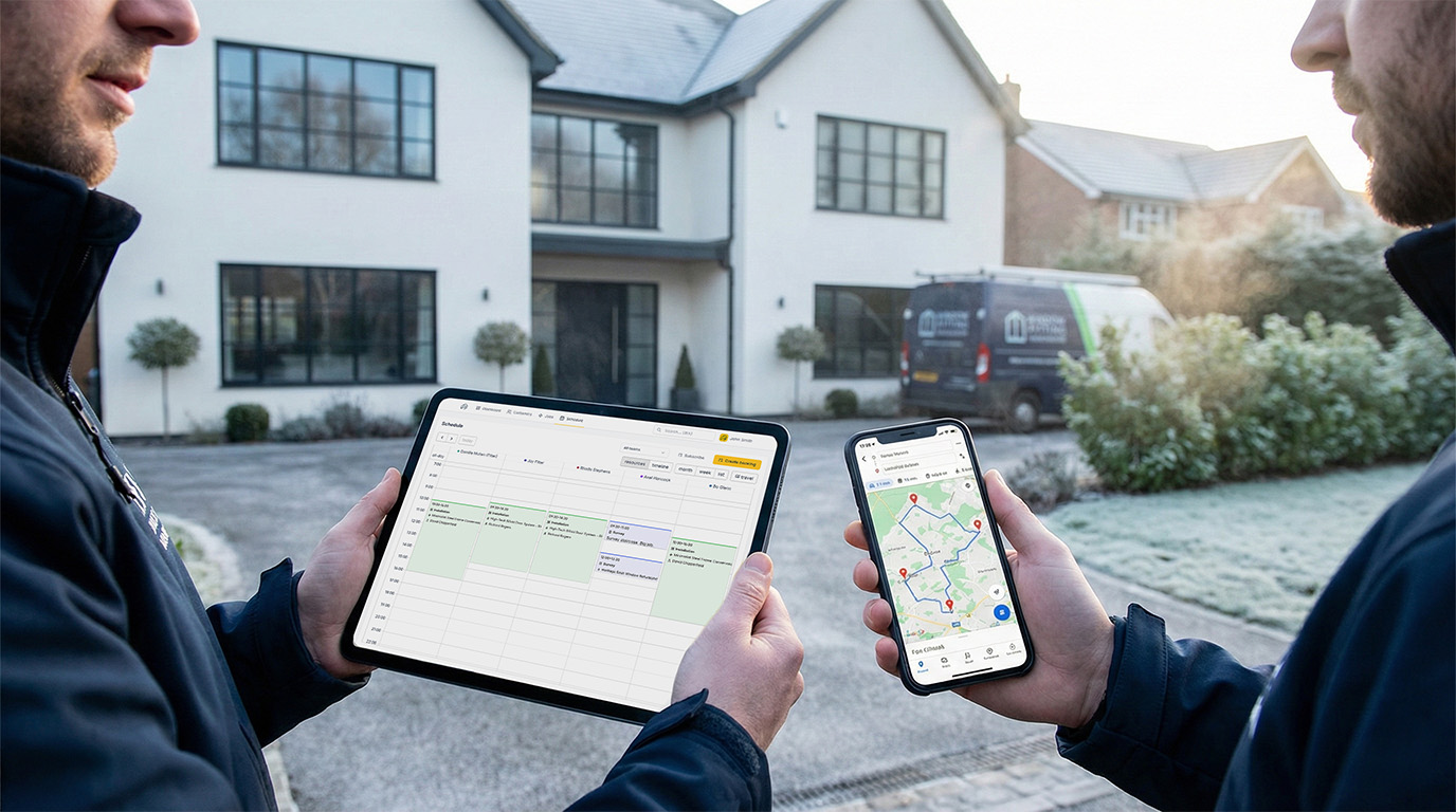 Scheduling software for installers