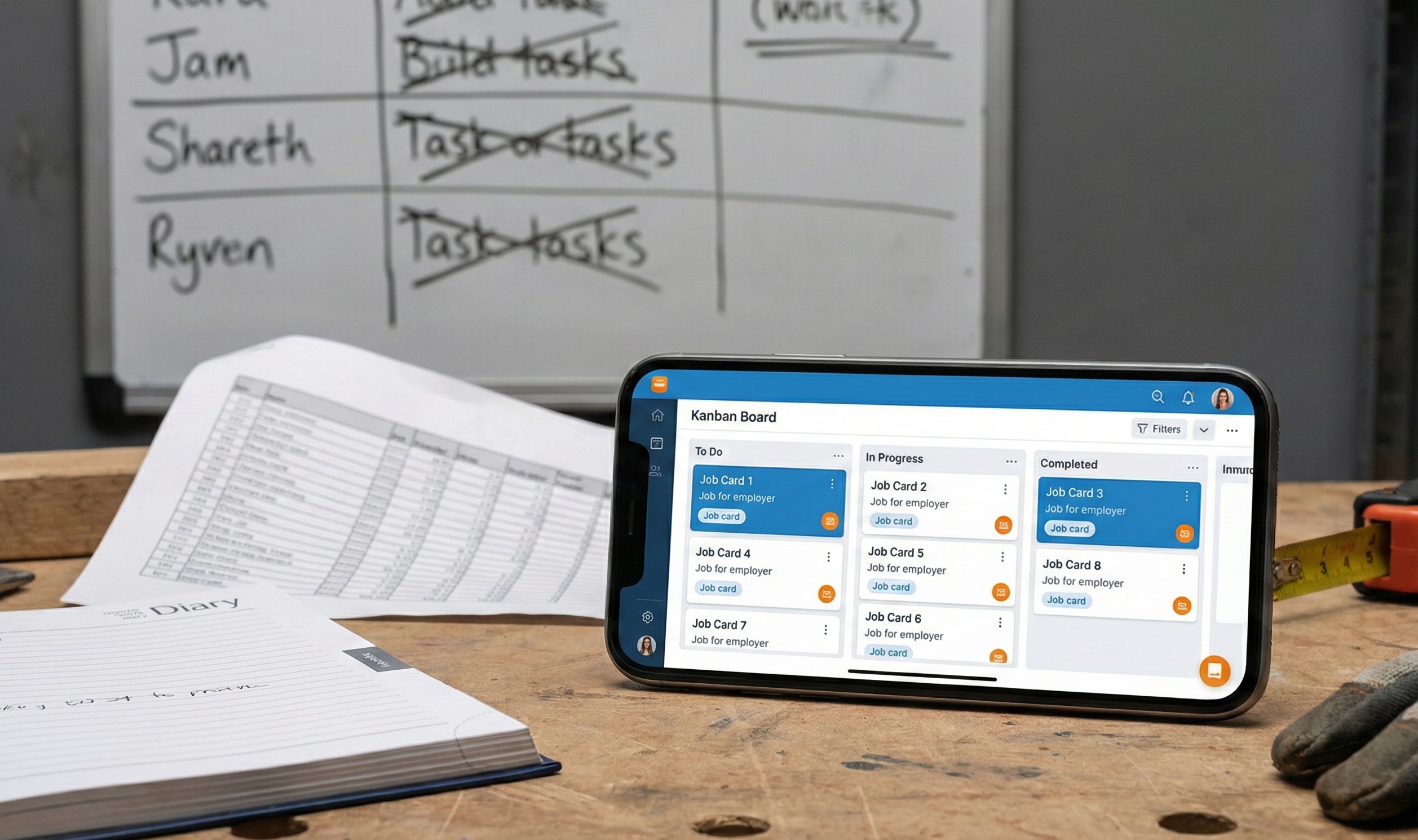How to track window fitting jobs properly