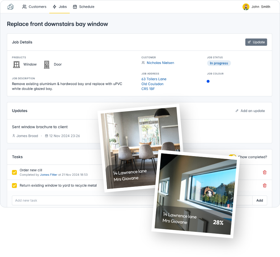 Job Management Interface